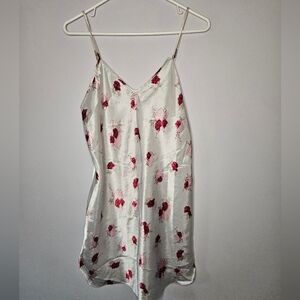 Dentelle vintage hearts and roses slip